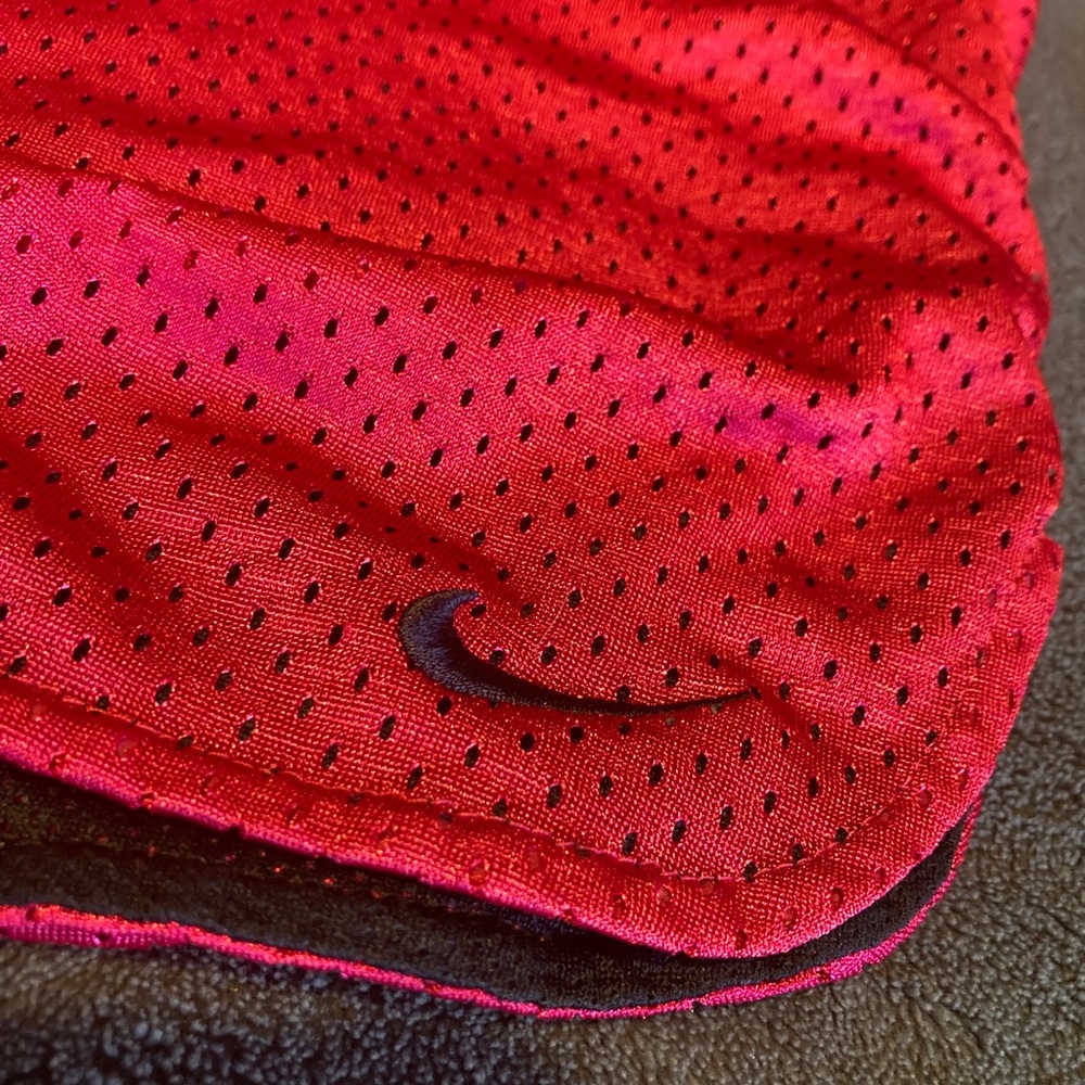 Nike Women's Pink Mesh Running Shorts - Picture 2 of 5